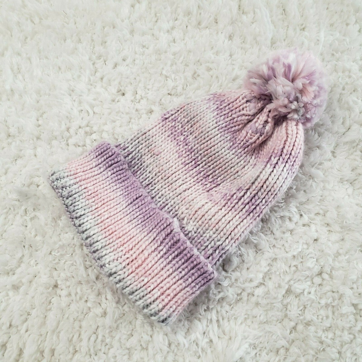 Adrienne Landau Lavender Knit One Size | eBay display picture 1