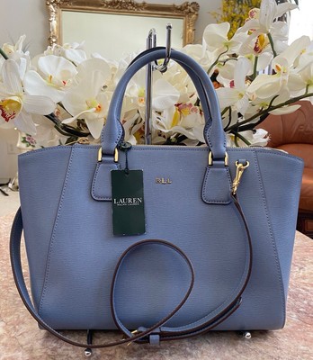 ralph lauren leather satchel