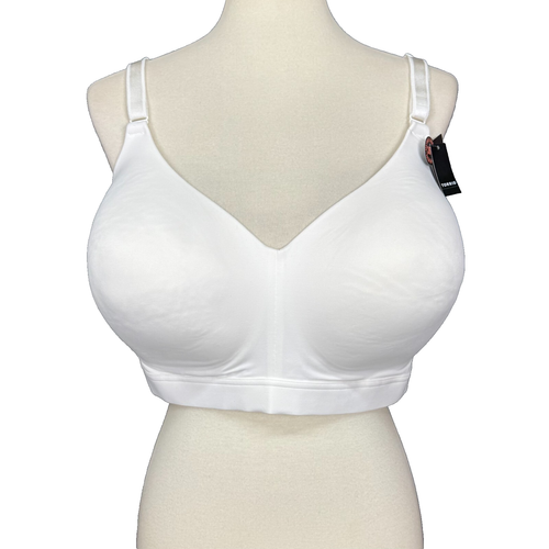 Torrid Curves Bra Womens 50B White Wire Free Lightly Lined Everyday Stretch NWT