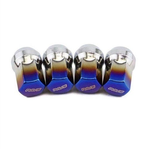 Rays Air Valve Cap Cover Stem Dust For Motorcycles And Cars Set Of 4 - Picture 2 of 6