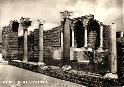 Domus of Love and Psyche E. Richter RPPC Postcard Unposted