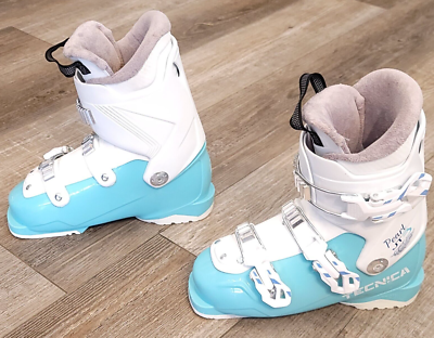Tecnica Pearl JT3 Junior Alpine Downhill Ski Boots - Size 6.5