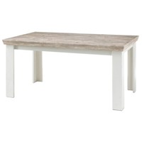 Landhaus Esstisch In Pinie/Weiß Tisch 160Cm Esszimmertisch Holztisch KüChentisch