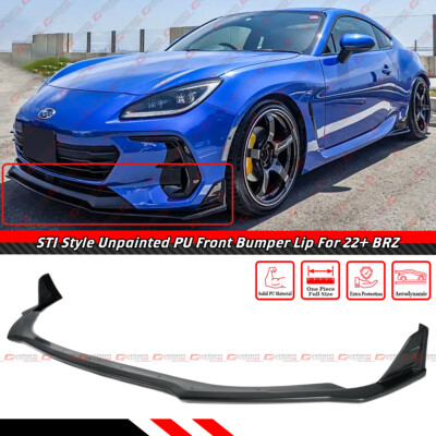 スバル　BRZ フロントバンパー STI For 2022-2025 Subaru BRZ ZD8 JDM STI Style PU Front Bumper Lip