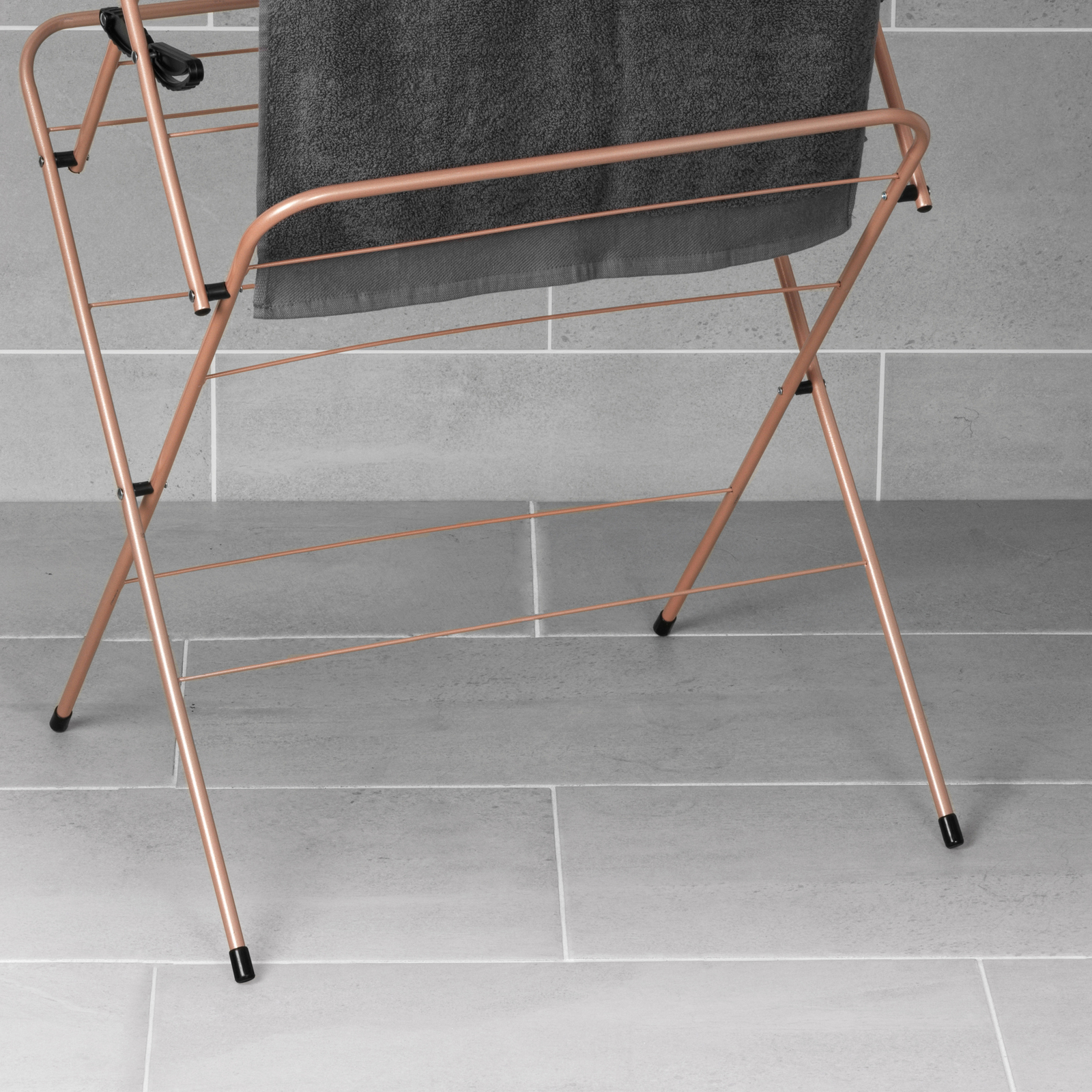 Beldray 3Tier Airer Large Clothes Horse Drying Rack 7KG Collapsible Rose Gold eBay
