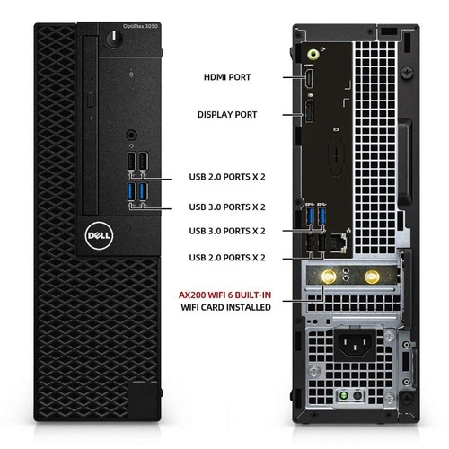DELL Optiplex 3050 SFF Desktop Core i5 7TH GEN 32GB RAM 2000GB HDD Y - Picture 16 of 20