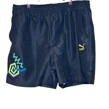 Puma Men's Shorts Daytona Woven 6" in Drawstring Pockets Casual Athletic Logo XL