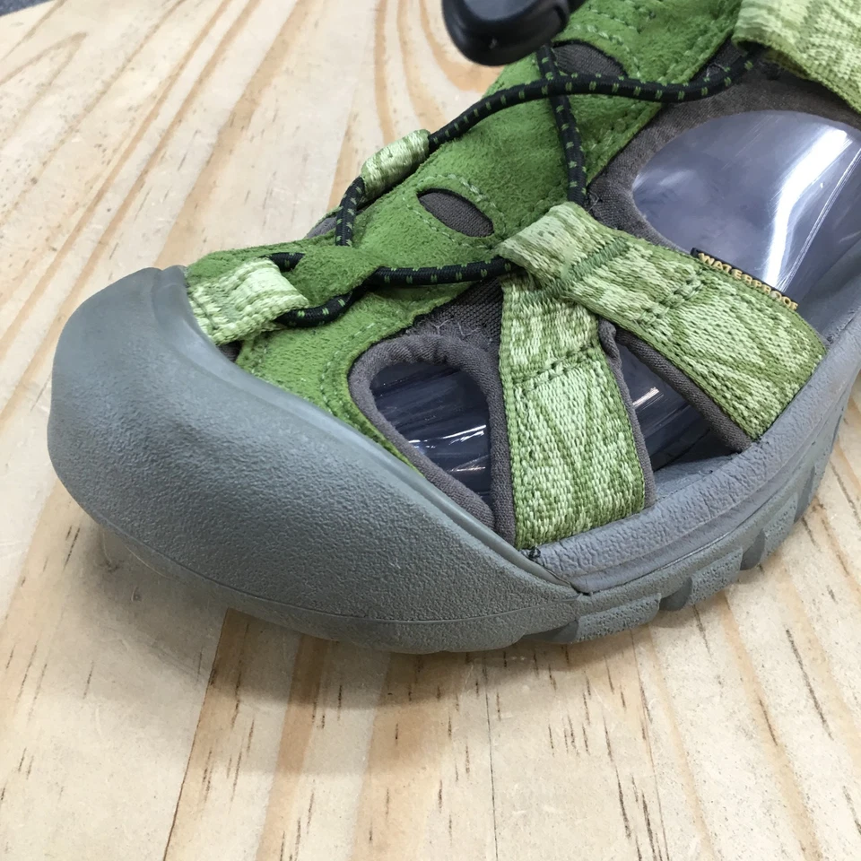 Sandalias Keen Mujer 6 Venice H2 Pescador Verde Confort Parte Superior Baja Planas Cordón Foto 3 de 4