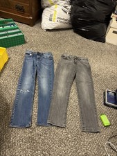 Lot Of 2 Boys Jeans Sz 10 Polo Bgosh Free Ship