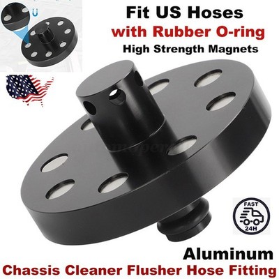For US Hoses Aluminum Chassis Cleaner Flusher Standard Hose Fitting with O-ring