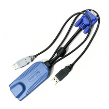 Raritan D2CIM-DVUSB KX2 Dongle VGA USB KVM Switch Cable Virtual Media CIM Module