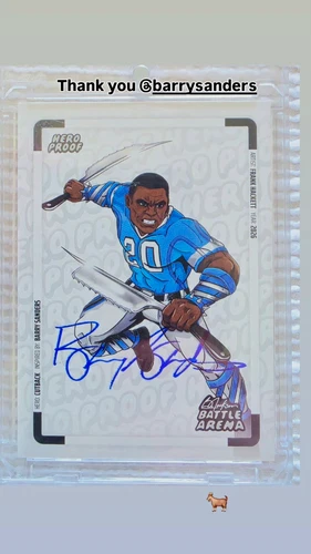 Bo Jackson Battle Arena 2026 Hero Proof #20 Hero (Cutback) Auto Bo Jackson