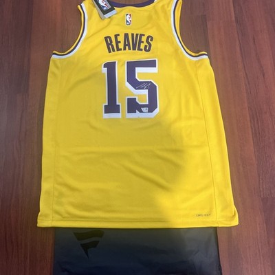 Austin Reaves Los Angeles Lakers Signed Nike Icon Edition Jersey