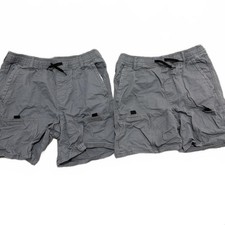 Wrangler Pull on Cargo Gray Shorts Lot of 2 - Boys XL