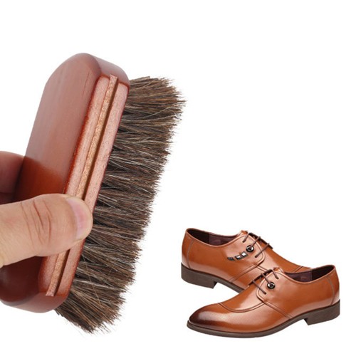 1PC Shoe Brush Horsehair Large Professional Boot and Brush - Bild 5 von 11