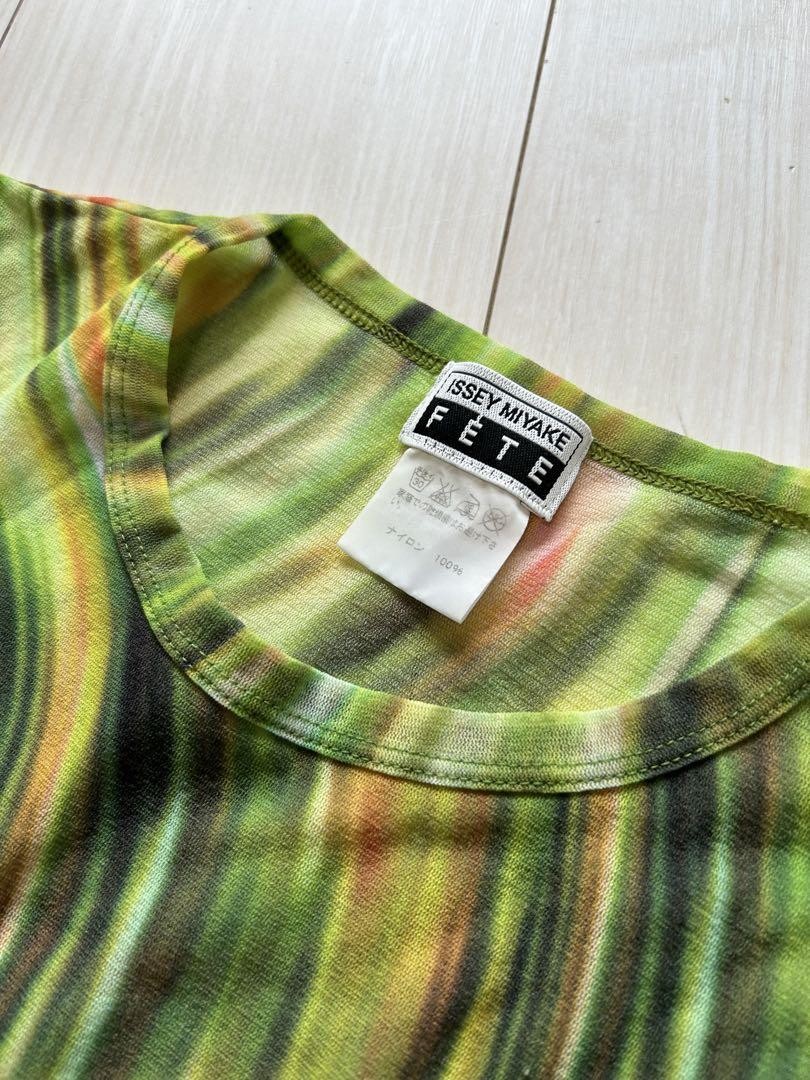 USED ISSEY MIYAKE CUT AND SEW & PANTS SETUP STRETCH GOOD M