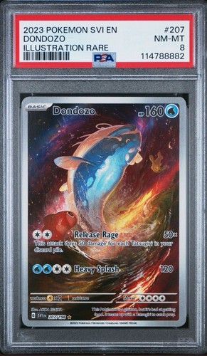 Dondozo graded PSA 8 for sale on eBay