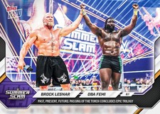 *PRE SALE* Brock Lesnar / Oba Femi - 2026 WWE Topps NOW® - Card 78
