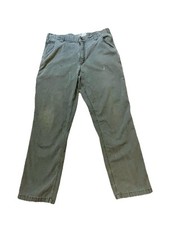 Carhartt Work Pants Gray 36x32 Relaxed Fit 5 Pocket Work Wear READ 