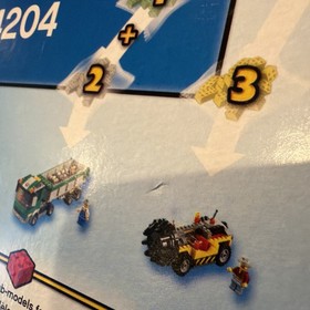 LEGO City The Mine 4204 Gold Miners Crane Dump-Truck Train Drill NEW & SEALED