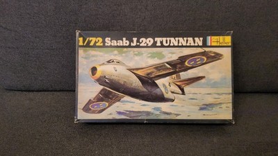 Modellbausatz Heller 1:72 Saab J-29 Tunnan (BA fehlt)