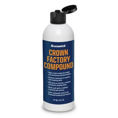 Brunswick Crown Factory Compound 177 ml Politur für Bowling Ball 6 FL OZ