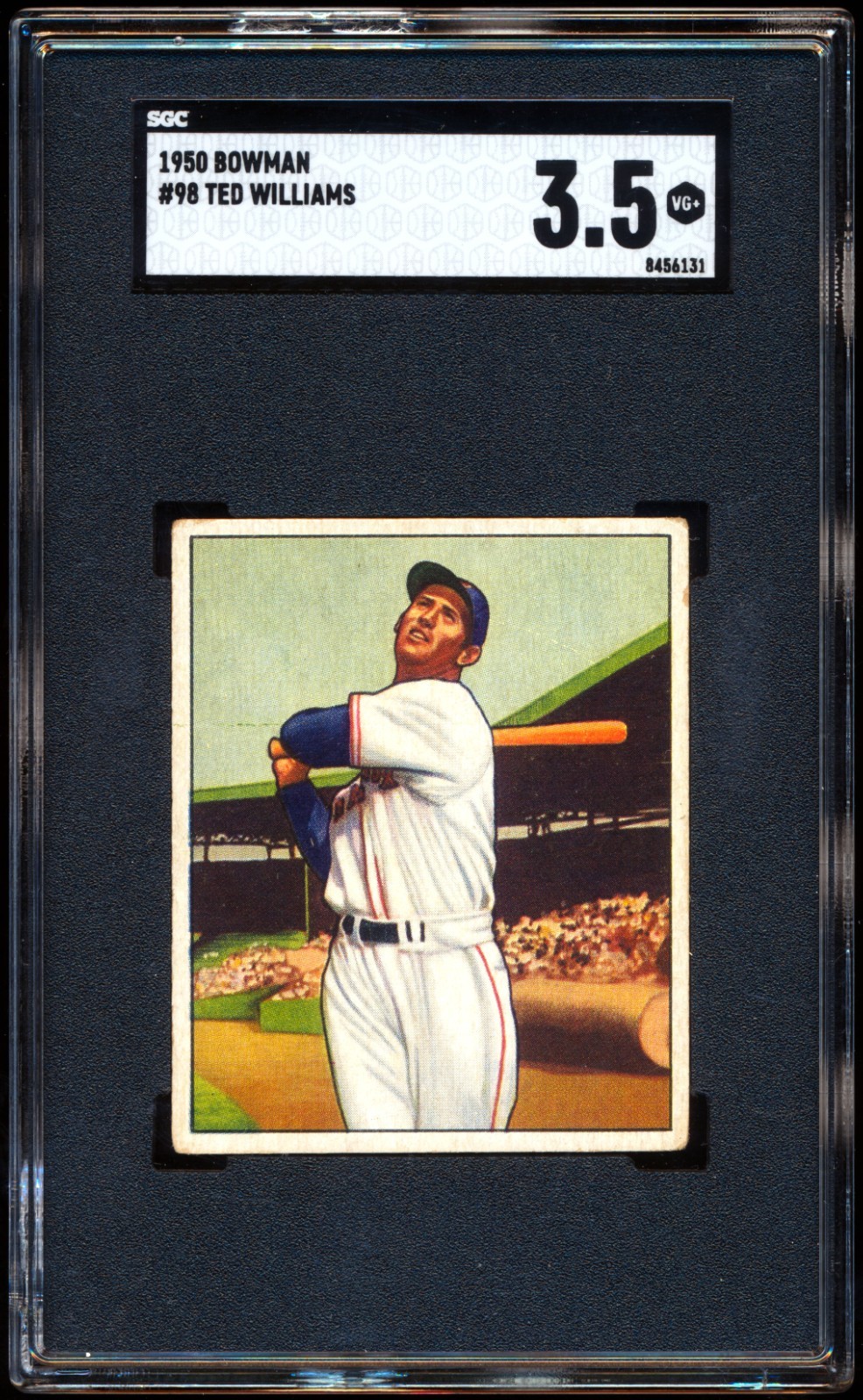 1950 Bowman #98 Ted Williams SGC 3.5 CENTERED & NO CREASES