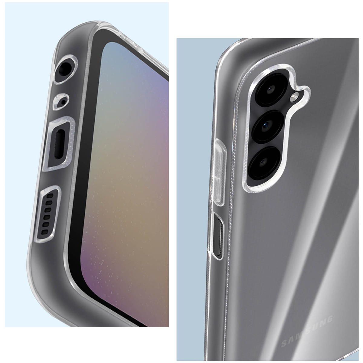 Coque Galaxy A14 4G 5G transparente gel silicone antichoc - 4