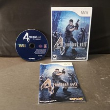 Resident Evil 4 Wii Edition Nintendo Wii Game CIB Capcom M NTSC-U/C Horror