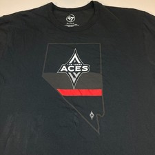 Las Vegas Aces WNBA Basketball 47 Brand T Shirt Sz Mens XXL