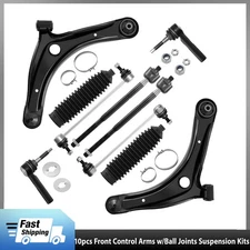 Front Lower Control Arms Tie Rods Suspension Kit for 07-17 Jeep Compass Patriot	