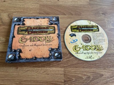 Dungeons & Dragons E Tools Charakter und Monster Generator PC CD