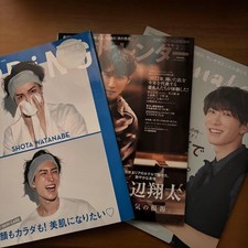 Shota Watanabe Magazine  Japanese Actor Collection Used Stored in Darkroom
