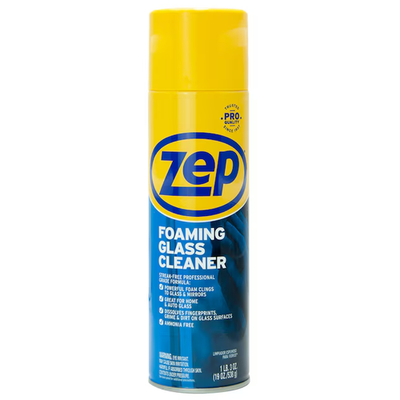 #ad Zep Foaming fl oz Aerosol spray Glass Cleaner $7.85