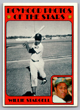 1972 Topps #343 Boyhood Photos Of The Stars - Willie Stargell Pittsburgh Pirates