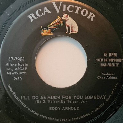 Eddy Arnold - I'll Do As Much For You Someday (7'', Single)