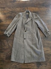 Harris Tweed Jacket 1940's Men Pure 100 Scottish Wool Made In USA