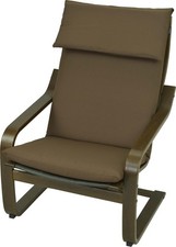 Cuscino imbottito per poltrona soggiorno IKEA POANG PELO, cuscino seduta,...