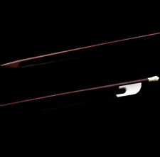 A Master Old German Baroque Style Snakewood Violin Bow 4/4 Ivory Frog Black Hair