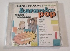 Sing It Now Karaoke Pop December 2003 Karaoke CDG Audio CD NEW SEALED