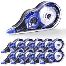 Correction Tape, 10 Pack Correction Tape Easy To Use Applicator for Instant C...