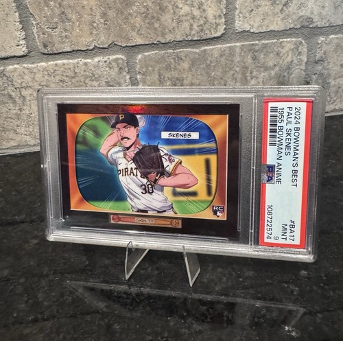 2024 Bowman's Best Paul Skenes 1955 Bowman Anime Rookie #BA-17 PSA 9 RC 🔥