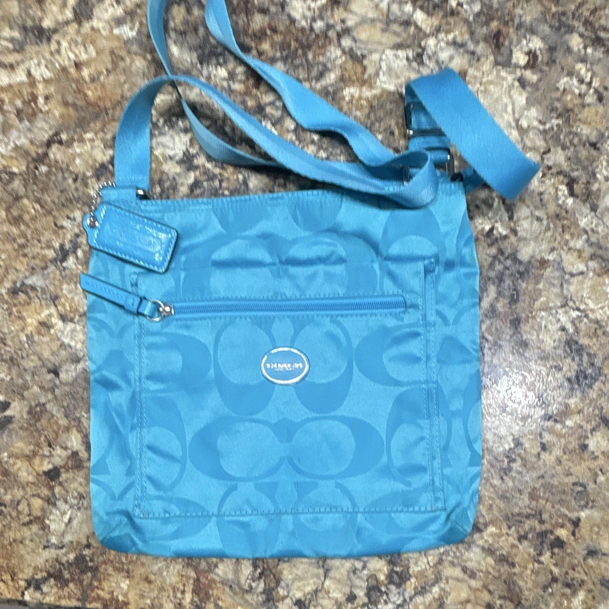 Coach Blue Nylon Exterior Bags & Handbags for Women for sale | eBay
