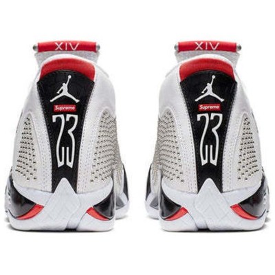 Size 9 - Supreme x Air Jordan 14 Retro White for sale online | eBay