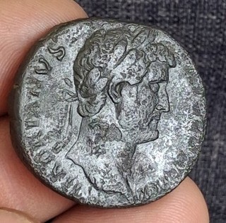 ROMAINE ANTIQUE AS d'HADRIEN Ric II.3 2435 . 30mm 21 31gr