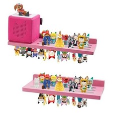 for Tonie Shelf Magnetic Tonies Box Shelf for 60-75 Characters 16in 12in Pink