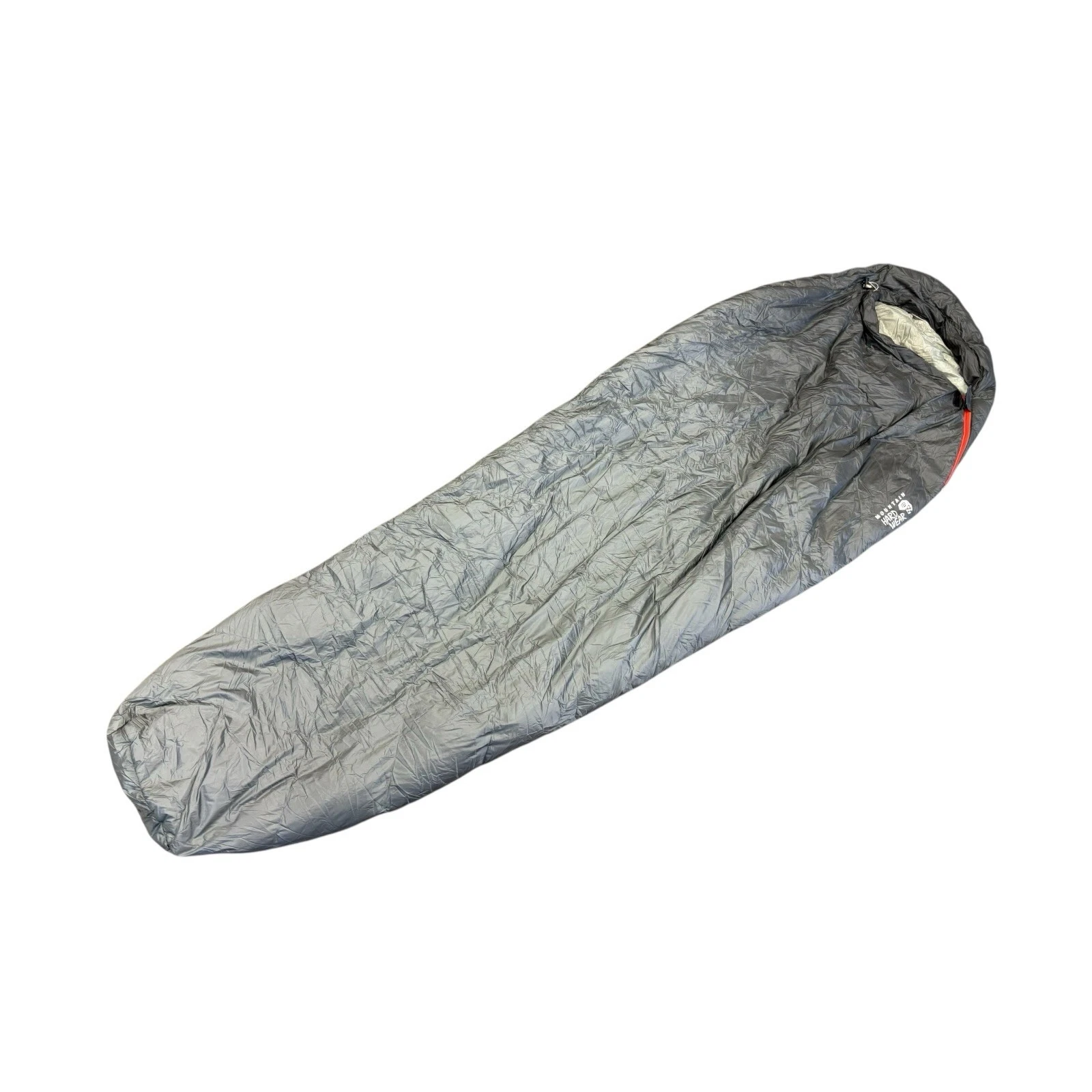 Mountain Hardwear Gray Ratio 45 650 Down Sleeping Bag Long 84"x32" Q Shield