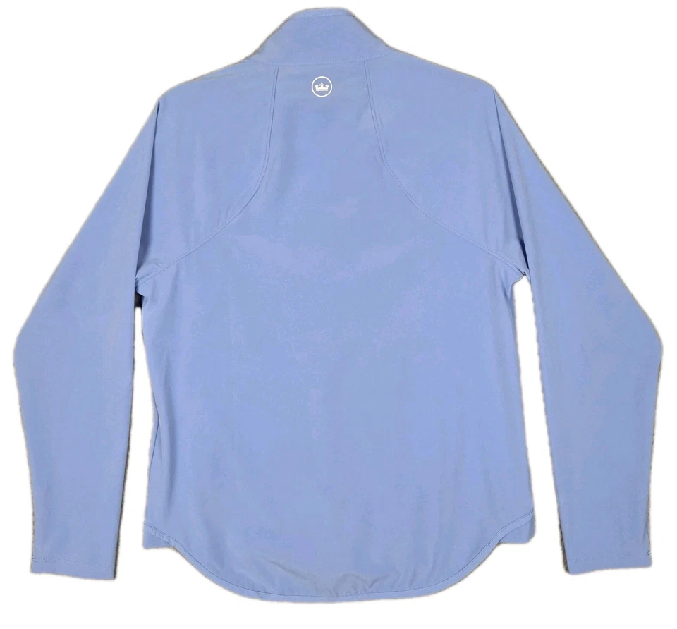 Chaqueta cortavientos de golf Peter Millar para mujer talla grande azul LACC 123rd US Open Foto 2 de 4