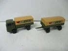 Matchbox Lesney Superfast Two Pack TP-15 Mercedes Truck & Trailer, olive, loose