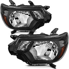 Headlights Assembly Fits 2012-2015 Toyota Tacoma Front Replacement Pair Set Headlights Assembly Fits 2012-2015 Toyota Tacoma Front Replacement Pair Set